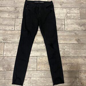 Articles of Society Distressed Black Jeans- Size 27
